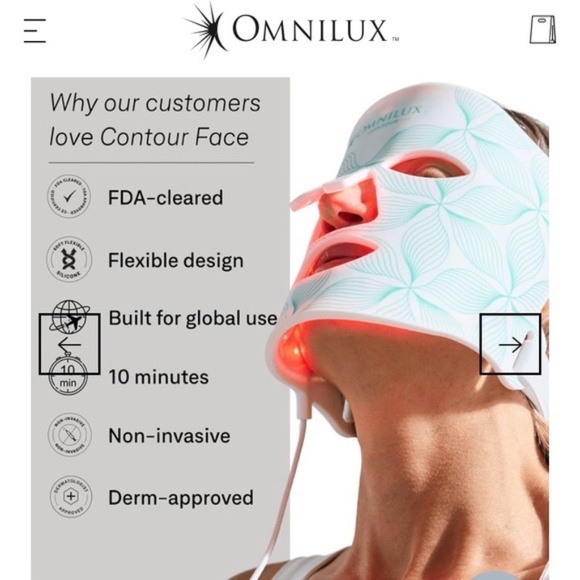 Omnilux Contour Face Mask - Picture 6 of 9